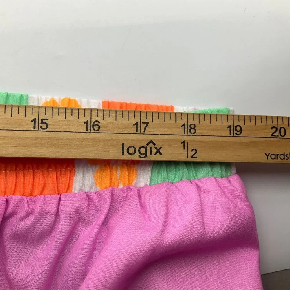 Kulani Kinis  Large Colorful Hibiscus Print Wide-Leg Pull-On Pants - Picture 11 of 14